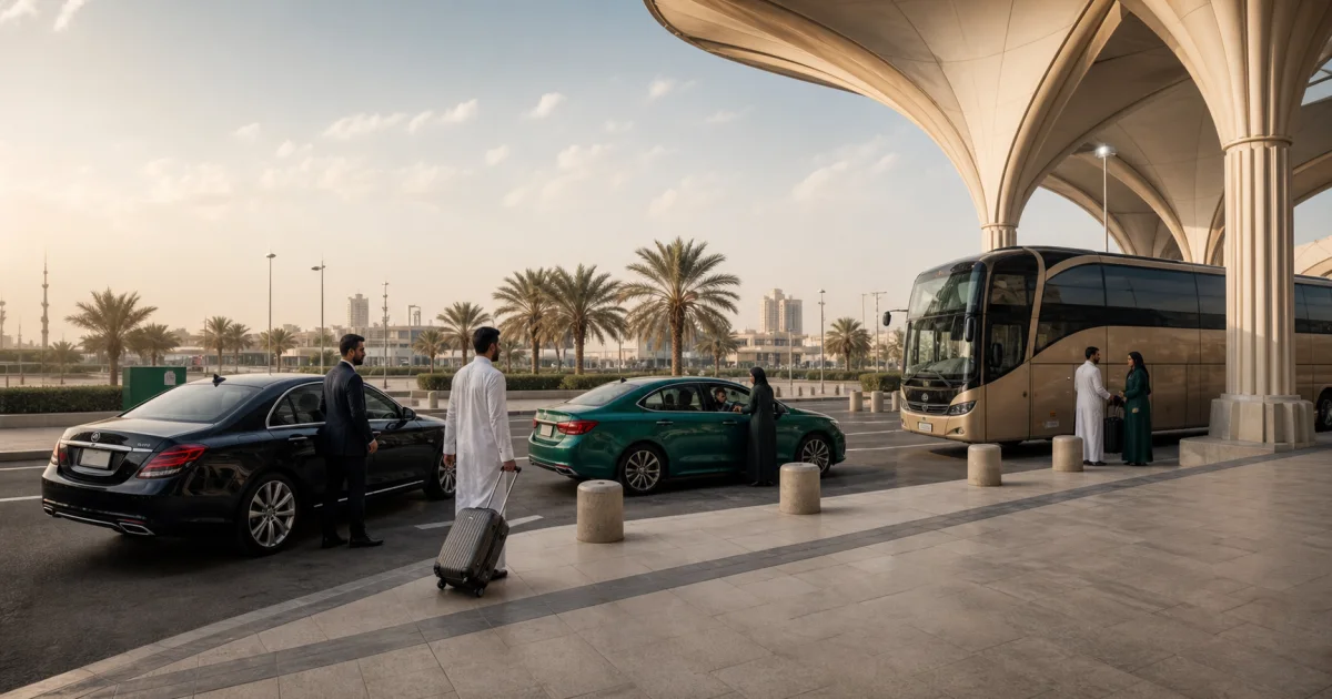Private Taxi vs Uber vs SAPTCO Bus from Jeddah Airport - Umrah taxi travel guide
